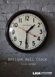 画像1: U.S.A. antique GENERAL ELECTRIC wall clock GE アメリカアンティーク ゼネラル エレクトリック 掛け時計 ヴィンテージ スクール クロック 37cm 1940-50's (1)