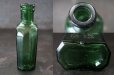 画像4: ENGLAND antique イギリスアンティーク A&F LONDON ガラスボトル H10.5cm ガラス瓶 1890-1910's (4)