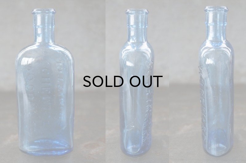 画像3: ENGLAND antique イギリスアンティーク WOODWARD ガラスボトル H15.5cm ガラス瓶 1890-1910's