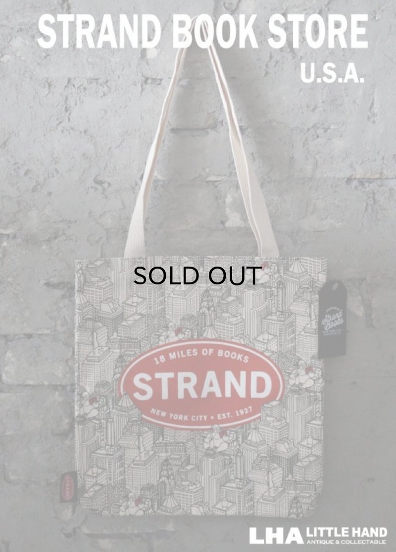 画像1: SALE【10％OFF】【アメリカ直輸入・日本未発売】NY【STRAND BOOK STORE】TOTE BAG ストランドブックストア トートバッグ