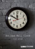 画像1: U.S.A. antique GENERAL ELECTRIC ×Telechron wall clock GE アメリカアンティーク ゼネラル エレクトリック ×テレクロン 掛け時計 スクール ヴィンテージ クロック 27.5cm 1950's (1)