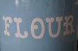 画像9: 【RARE】ENGLAND antique イギリスアンティーク ホーロー 花文字・ドーム蓋・リベット フラワー缶 FLOUR 1920-30's (9)