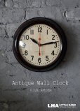 画像1: U.S.A. antique GENERAL ELECTRIC wall clock GE アメリカアンティーク ゼネラル エレクトリック  掛け時計 スクール ヴィンテージ クロック 27.5cm 1950's (1)