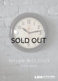 U.S.A. antique GENERAL ELECTRIC wall clock GE アメリカアンティーク ゼネラル エレクトリック  掛け時計 スクール ヴィンテージ クロック 27.5cm 1950's