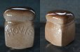 画像2: ENGLAND antique イギリスアンティーク HOVIS ホーヴィス 陶器製 シュガーポット ヴィンテージ 1970-80's (2)