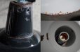 画像8: FRANCE antique フランスアンティーク ホーロー ランプシェード BLACK ソケット&コード付 34cm ブラック 黒 インダストリアル 工業系 ヴィンテージ ライト 1950-60's   (8)