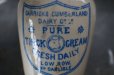 画像6: ENGLAND antique イギリスアンティーク CARRICKS CUMBERLAND ブルーロゴ クリーム 陶器ポット 陶器ボトル 1900's