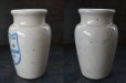 画像3: ENGLAND antique イギリスアンティーク CARRICKS CUMBERLAND ブルーロゴ クリーム 陶器ポット 陶器ボトル 1900's