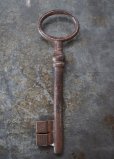 画像2: FRANCE antique KEY フランスアンティークキー 大きな鍵 H10.5cm 1890-1920's (2)