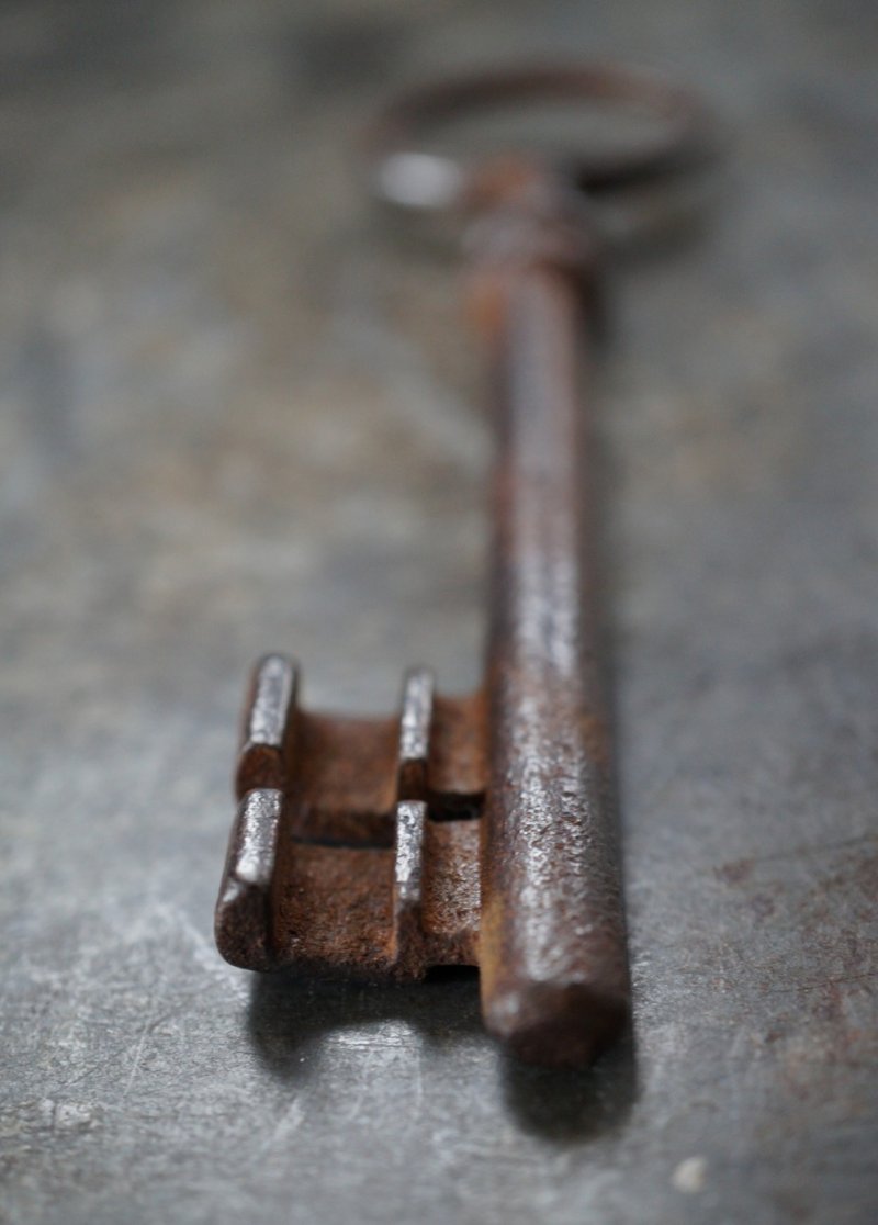 画像4: FRANCE antique KEY フランスアンティークキー 大きな鍵 H10.4cm 1890-1920's