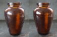 画像4: ENGLAND antique イギリスアンティーク Virol （Lサイズ）ガラスボトル アンバーガラスボトル 瓶 1920-30's (4)