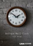 画像1: U.S.A. antique GENERAL ELECTRIC wall clock GE アメリカアンティーク ゼネラル エレクトリック 掛け時計 スクール ヴィンテージ クロック 26.5cm 1960-70's (1)