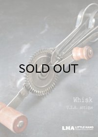 U.S.A. antique アメリカアンティーク LADD whisk ウィスク 泡だて器 ヴィンテージ 1940-60's