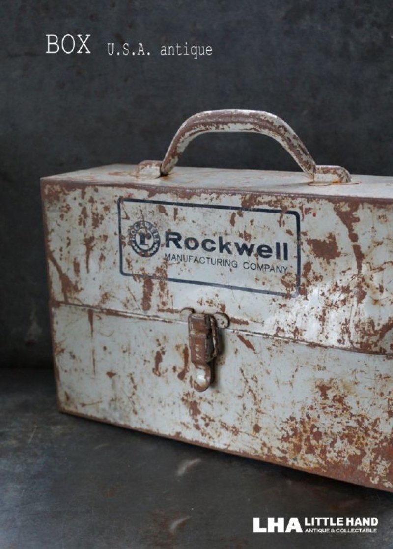 画像1: SALE【30%OFF】USA antique  アメリカアンティーク ROCKWELL ツールボックス BOX ヴィンテージ 1920-50's