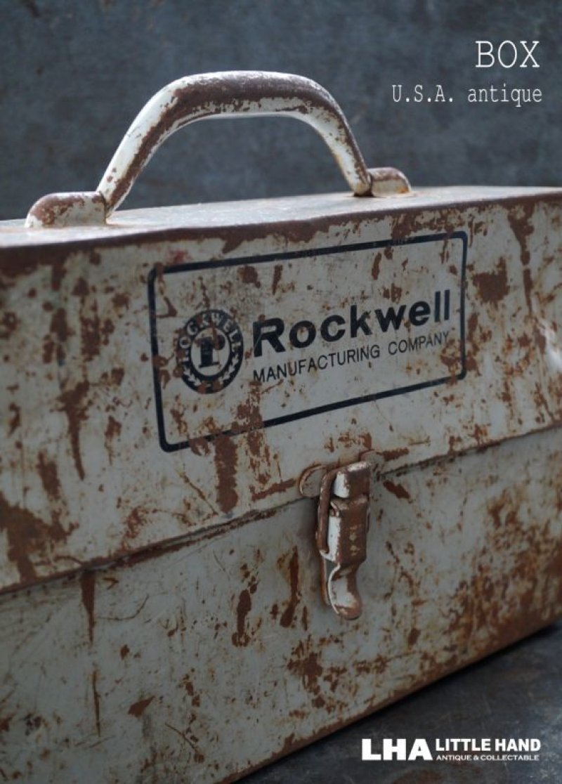画像2: SALE【30%OFF】USA antique  アメリカアンティーク ROCKWELL ツールボックス BOX ヴィンテージ 1920-50's