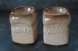 画像2: ENGLAND antique イギリスアンティーク HOVIS ホーヴィス 陶器製 エッグスタンド・エッグカップ 2個セット ヴィンテージ 1970-80's (2)