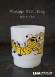 画像1: U.S.A. vintage アメリカヴィンテージ 【Fire-king】ファイヤーキング ヒルディ　キャタピラー マグ マグカップ 1960-76's (1)