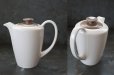 画像2: ENGLAND antique イギリスアンティーク POOLE POTTERY 【Sepia & Mushroom】 プールポタリー ティーポット コーヒーポット H12cm ヴィンテージ 1950's (2)