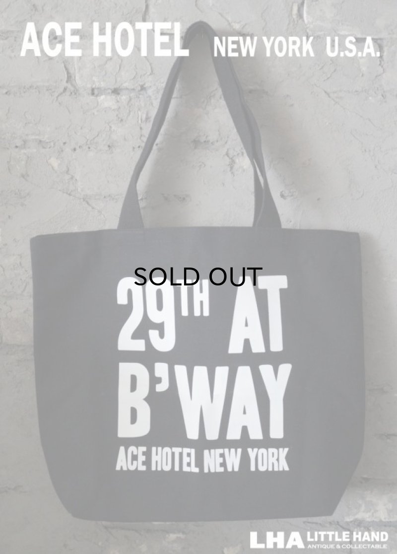 画像1: 【アメリカ直輸入・日本未発売】NY【ACE HOTEL】TOTE BAG エースホテル ニューヨーク トートバッグ