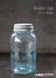 画像1: USA antique アメリカアンティーク ATLAS ジャー ガラスジャー (Ｍ) メイソンジャー保存瓶 ヴィンテージ ガラス瓶 1920-50's (1)
