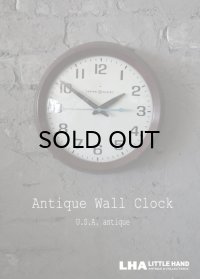 U.S.A. antique GENERAL ELECTRIC wall clock GE アメリカアンティーク ゼネラル エレクトリック 掛け時計 スクール ヴィンテージ クロック 26.5cm 1960-70's