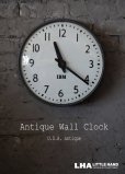 画像2: U.S.A. antique IBM wall clock アメリカアンティーク 掛け時計 ヴィンテージ スクール クロック 36cm インダストリアル 1950-60's (2)