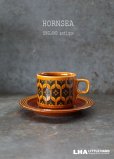画像1: ENGLAND antique HORNSEA 【HEIRLOOM】 イギリスアンティーク ホーンジー エアルーム オータムブラウン カップ＆ソーサー C&S コーヒーカップ ヴィンテージ 1970-80's (1)