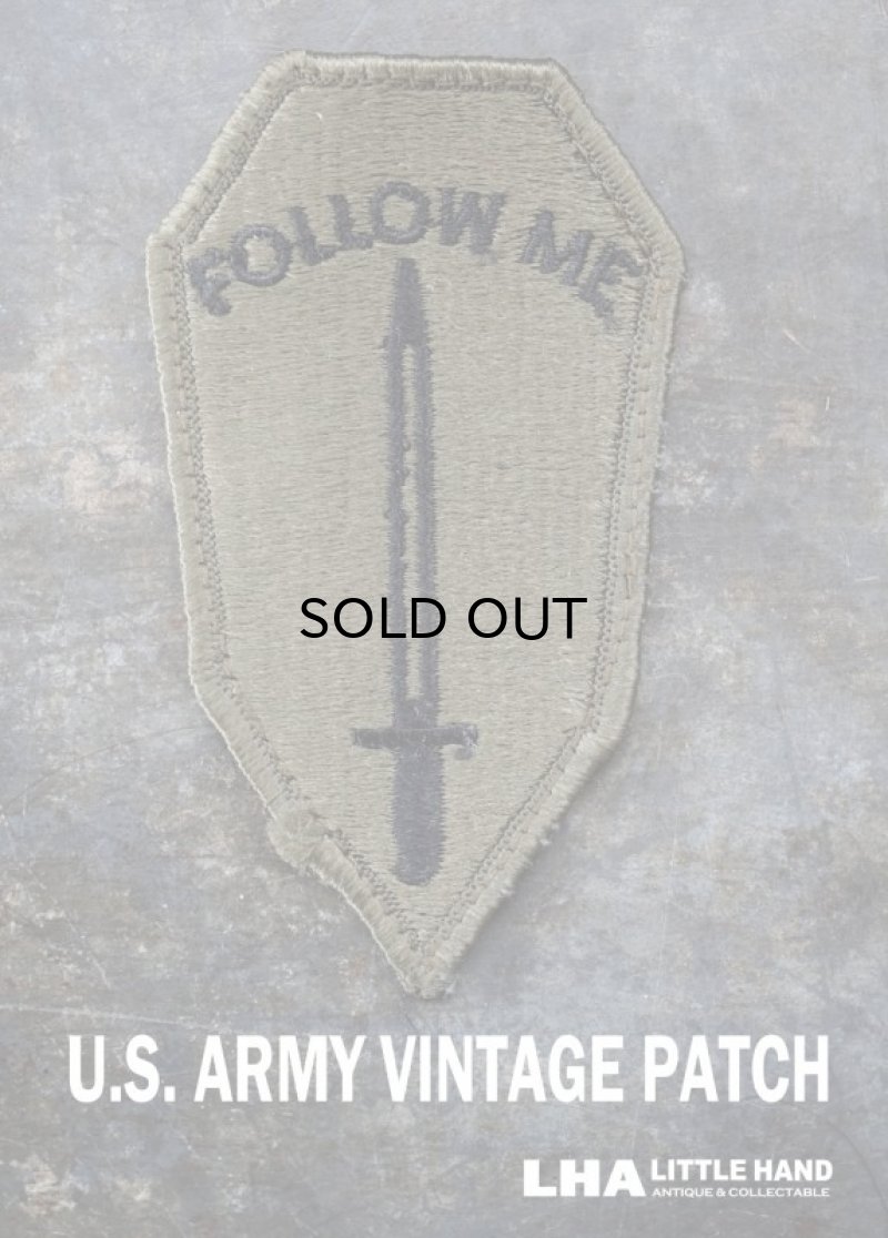 画像1: USA antique アメリカアンティーク U.S. Army PATCH  アメリカ軍 ヴィンテージパッチ 実物 ワッペン US ミリタリーワッペン 1960-80's 