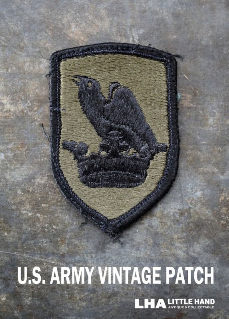 画像1: USA antique アメリカアンティーク U.S. Army PATCH  アメリカ軍 ヴィンテージパッチ 実物 ワッペン US ミリタリーワッペン 1960-80's 