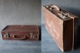 画像2: ENGLAND antique Trunk イギリスアンティーク トランク・スーツケース バッグ ブラウン 茶 ヴィンテージ　1930-50's (2)