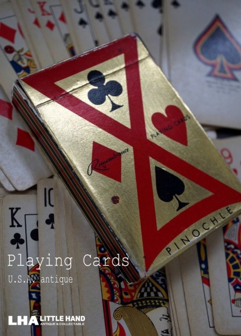画像1: U.S.A. antique Playing Cards アメリカアンティーク ヴィンテージ プレイイングカード トランプ