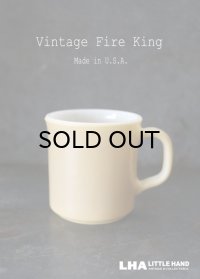 USA vintage【Fire-king】 ファイヤーキング エスプリ　黄土 1977-86's