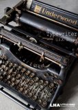 画像1: U.S.A. antique UNDERWOOD Typewriter アメリカアンティーク アンダーウッド タイプライター 1910－30's (1)