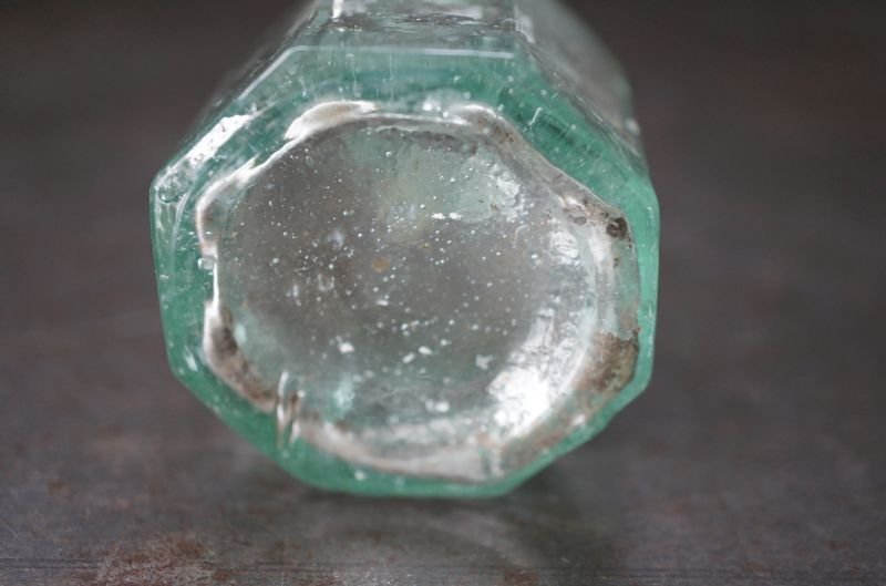 画像5: ENGLAND antique ink Bottle イギリスアンティーク ガラス インクボトル 瓶 ガラスボトル 1890－1910's