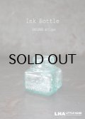 【RARE】ENGLAND antique FIELD'S Ink Bottle エンボスロゴ入り ガラスインクボトル 瓶 1890－1910's