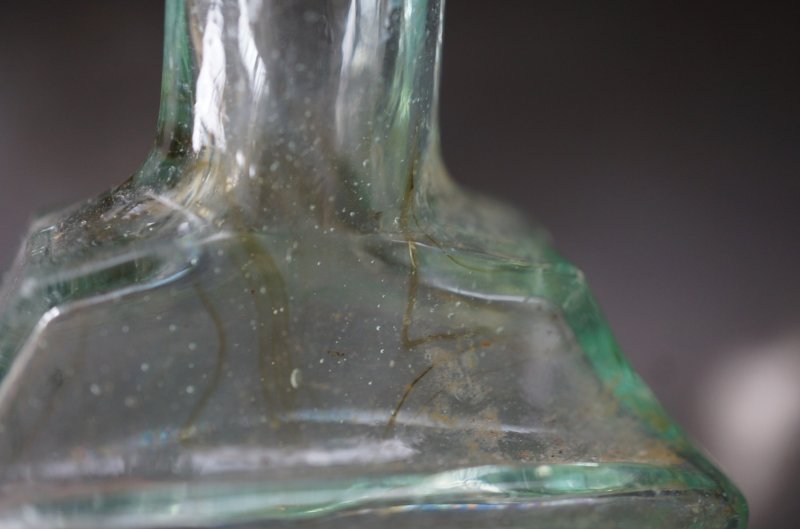 画像5: ENGLAND antique Ink Bottle イギリスアンティーク ガラス インクボトル 瓶 ガラスボトル 1890－1910's