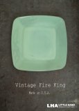 画像1: U.S.A. vintage【Fire-king】 ファイヤーキング ジェダイ チャーム ランチョン プレート  1950-56's (1)