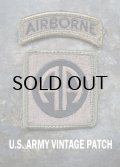 USA antique U.S. Army PATCH アメリカアンティーク U.S. Army PATCH  アメリカ軍 ヴィンテージパッチ 実物 ワッペン US ミリタリーワッペン 1960-80's 