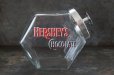 画像2: CANADA antique HERSHEY'S CHOCOLATE Glass Jar カナダアンティーク アドバタイジング ガラスジャー グラスキャニスターヴィンテージ 1960's (2)