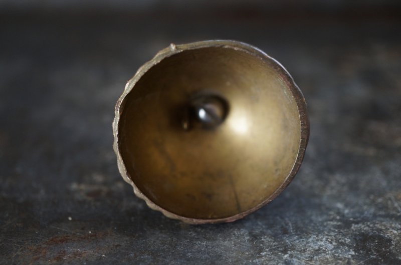 画像4: ENGLAND antique Brass Table Ball イギリスアンティーク ブラス テーブルベル ドールベル ハンドベル ベル真鍮製 1940-50's 