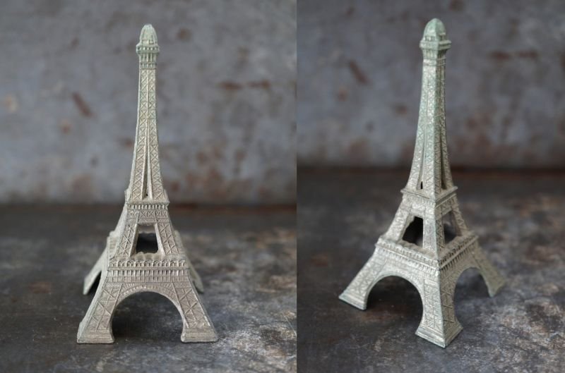 画像2: FRANCE antique Eiffel Tower Object フランスアンティーク エッフェル塔 オブジェ 置物 1930-50's 