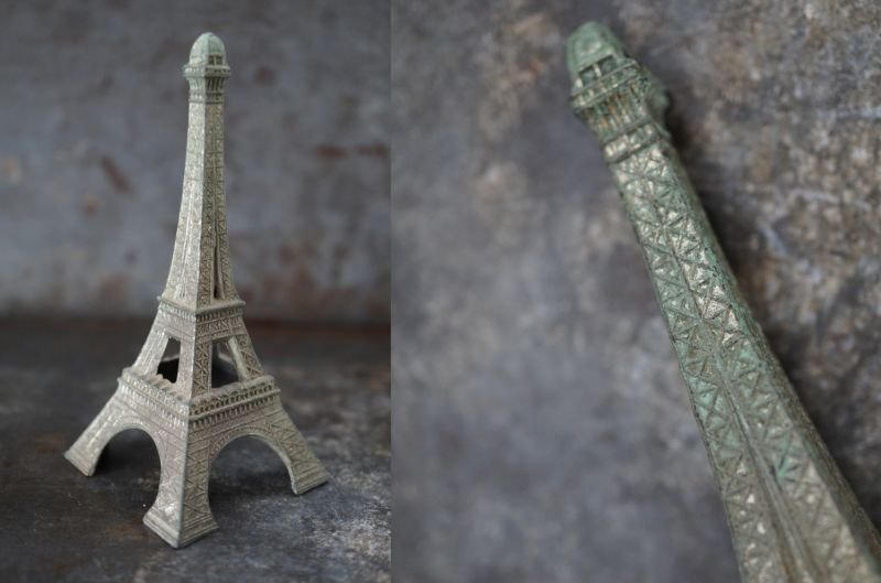 画像4: FRANCE antique Eiffel Tower Object フランスアンティーク エッフェル塔 オブジェ 置物 1930-50's 