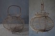 画像2: FRANCE antique Wire Egg Basket ワイヤー エッグ バスケット  カゴ 1900-20's  (2)