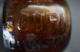 画像6: ENGLAND antique BOVRIL 2oz イギリスアンティーク ボブリル ガラスボトル アンバーガラスボトル 瓶 1900-20's (6)
