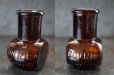 画像2: ENGLAND antique BOVRIL 4oz イギリスアンティーク ボブリル ガラスボトル アンバーガラスボトル 瓶 1900-20's (2)