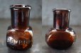 画像3: ENGLAND antique BOVRIL 4oz イギリスアンティーク ボブリル ガラスボトル アンバーガラスボトル 瓶 1900-20's (3)
