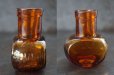 画像2: ENGLAND antique BOVRIL 2oz イギリスアンティーク ボブリル ガラスボトル アンバーガラスボトル 瓶 1900-20's (2)
