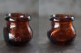画像2: ENGLAND antique BOVRIL 1/2oz イギリスアンティーク ボブリル ガラスボトル アンバーガラスボトル 瓶 1920-30's (2)