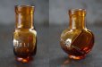 画像3: ENGLAND antique MELBO 1/2oz イギリスアンティーク  ガラスボトル アンバーガラスボトル 瓶 1900-20's (3)