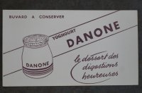 FRANCE antique フランスアンティーク BUVARD ビュバー DANONE ビュバー 1950-70's